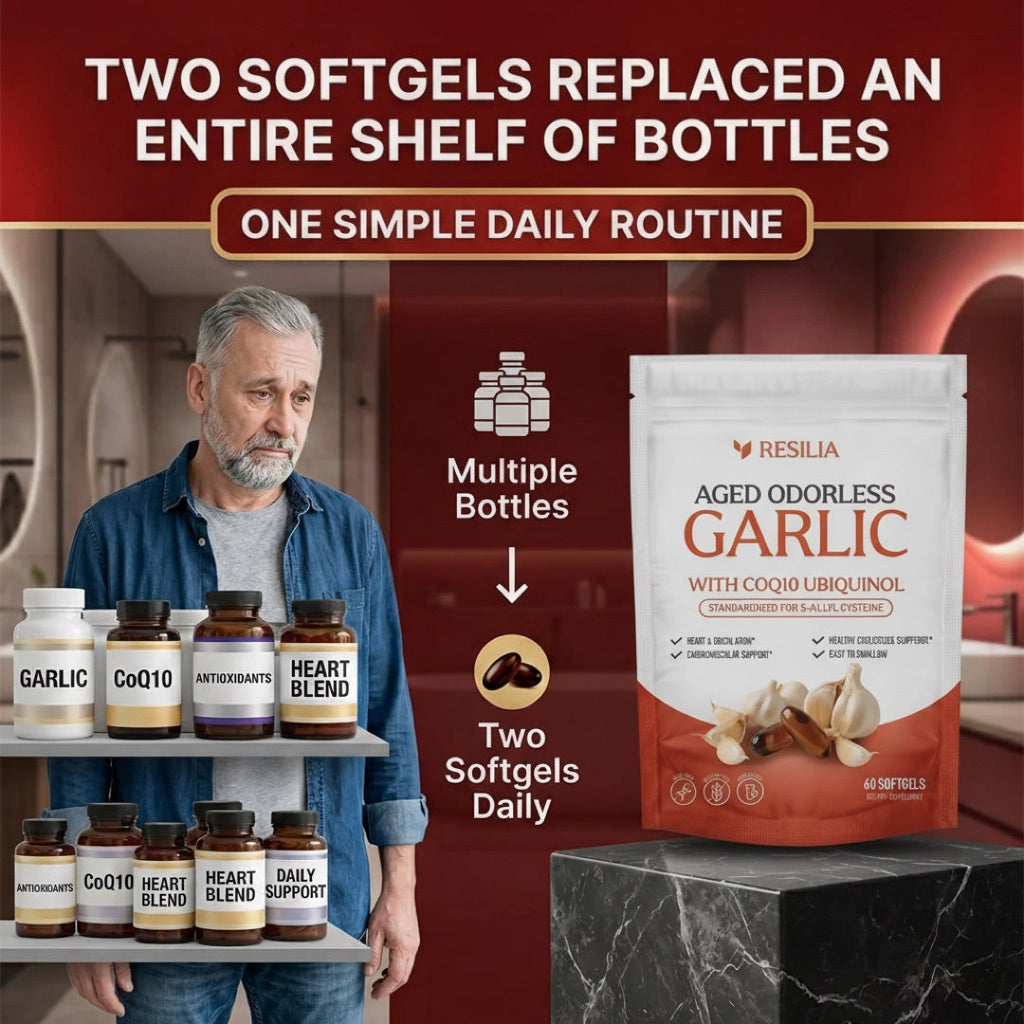 Two softgels replaced an entire shelf of bottles